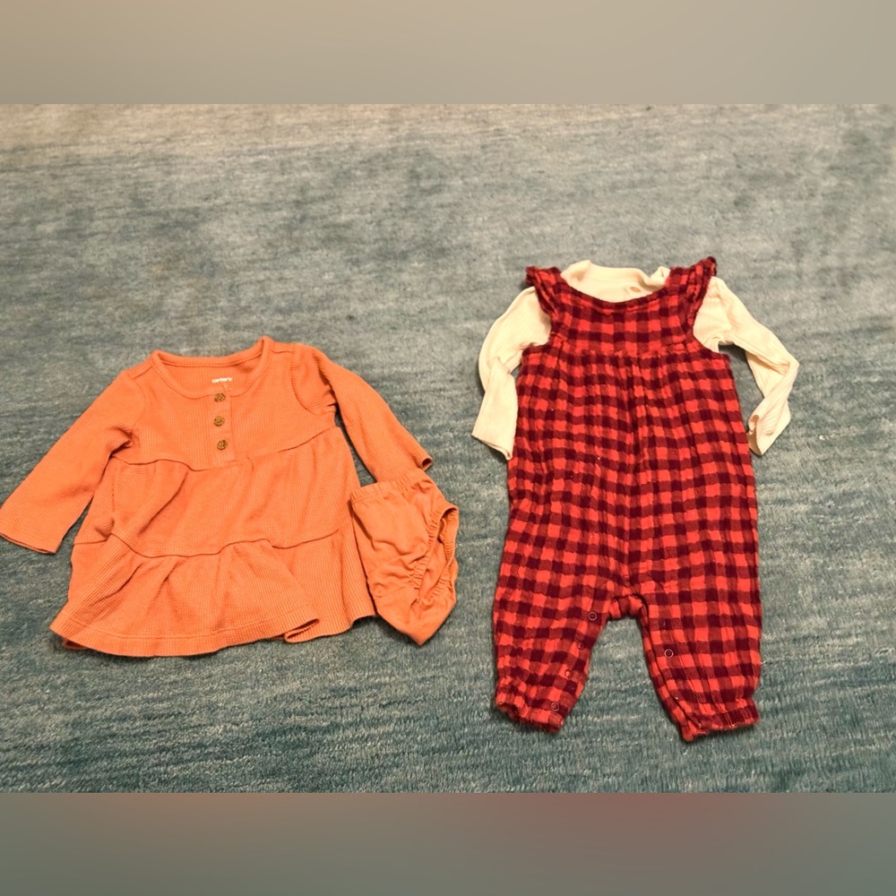 Fall Baby Outfit Set of 2 - 6 months